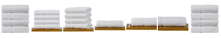BC Bare Cotton Luxury Hotel Spa Towel Turkish Cotton Bath Towels, Set of 4